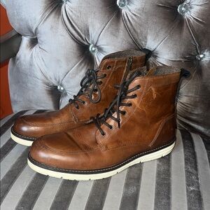 👑🥾 Crevo Men's Camden Leather Lace-Up Boots 🥾👑